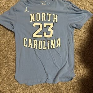 Nike North Carolina 23 Light Blue Graphic Tee
